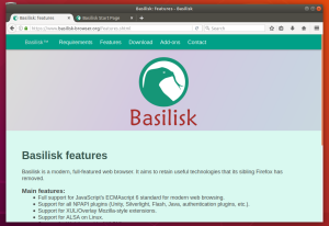 Basilisk on Linux